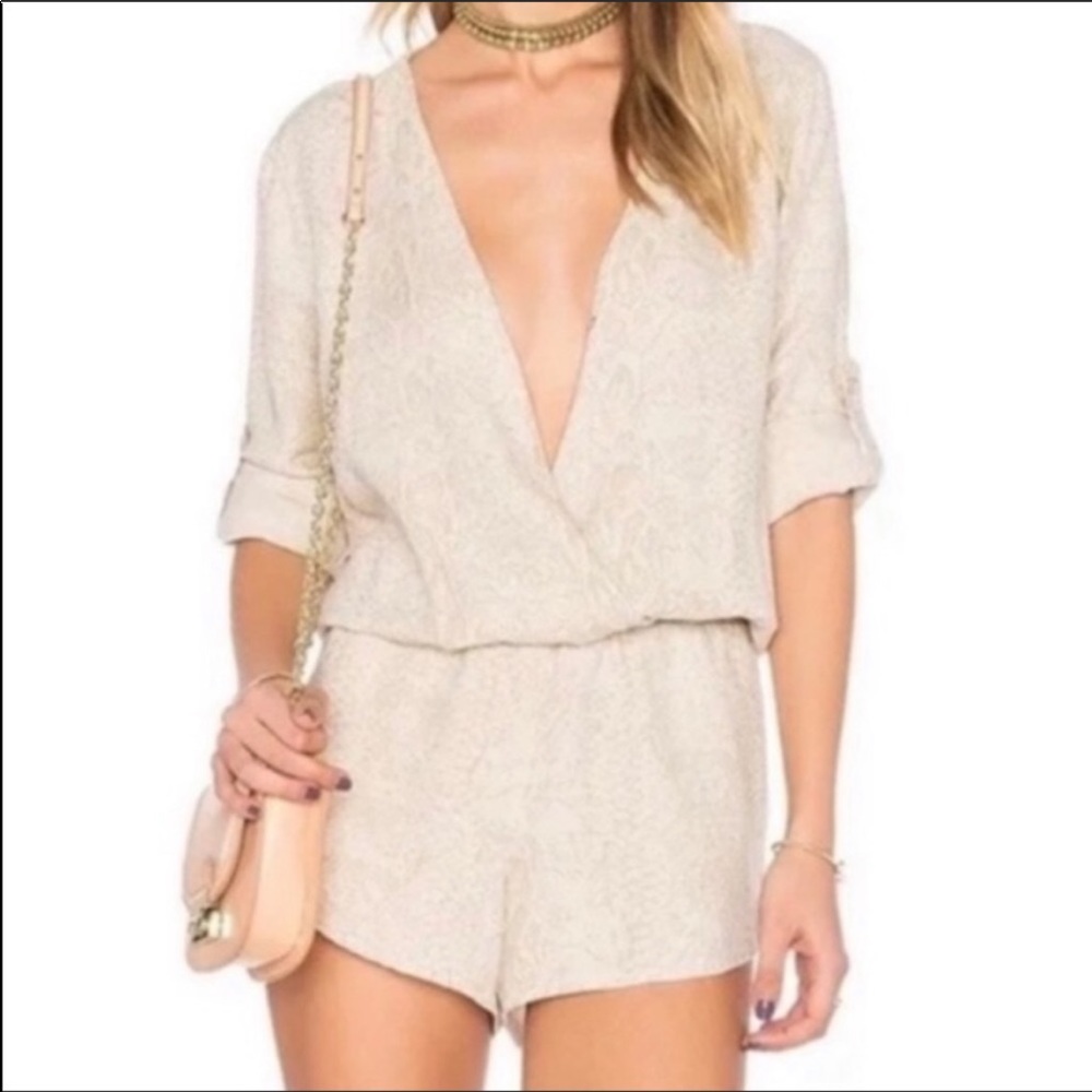 COPY - Cloth and Stone Snake Print Romper